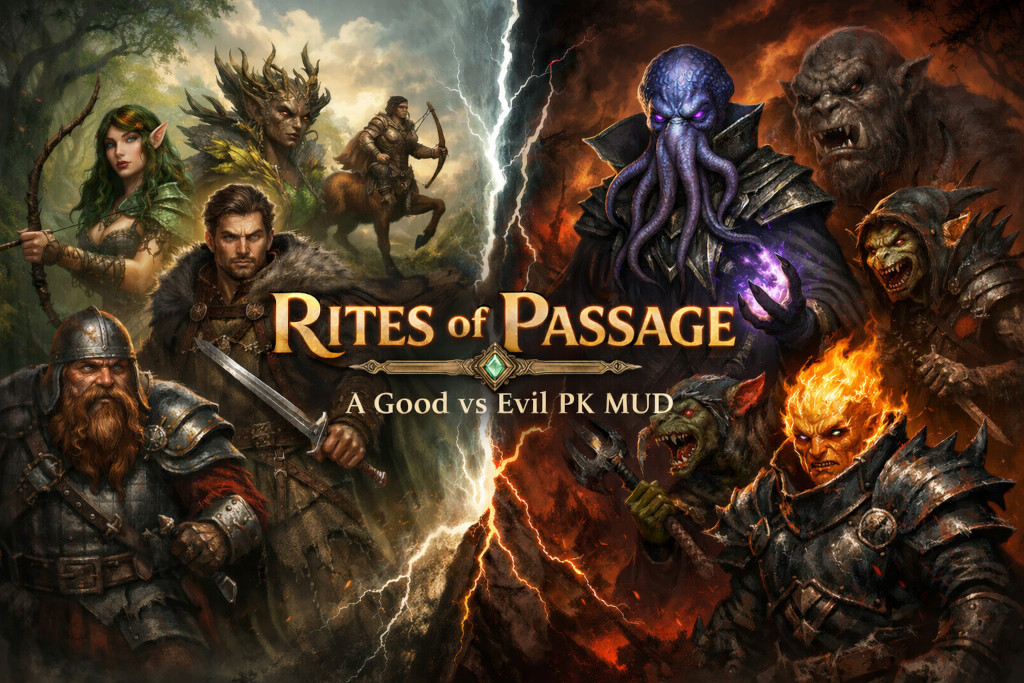 Banner for Rites of Passage MUD